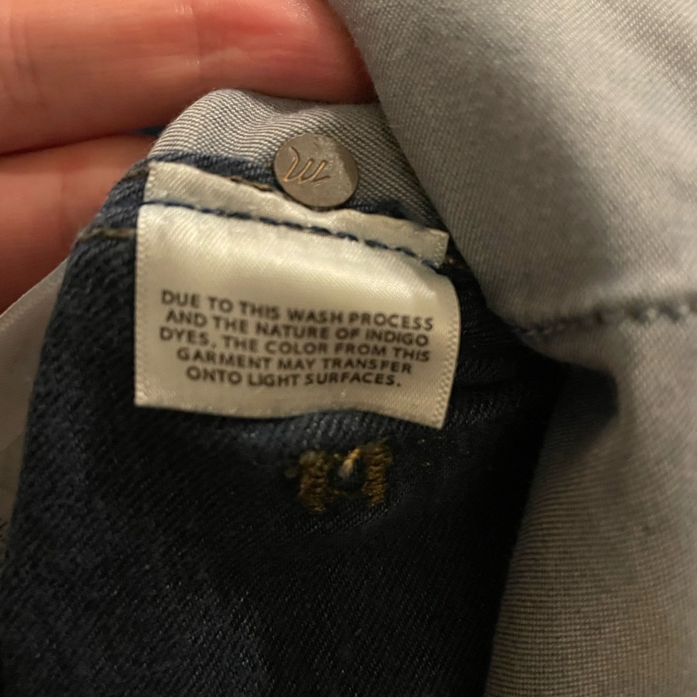 Madewell Tall 10" High-Rise Skinny Jeans in Hayes Wash Size 25 - Picture 12 of 13